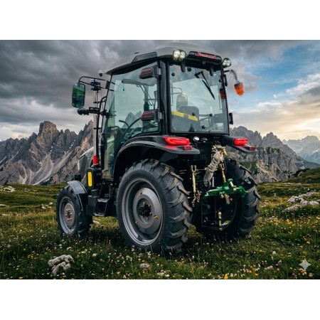 Трактор TERRAFENG 555XC, 50 к.с, заводська кабіна за кондиціонером, примусовою гідравлікою, серга + автомобільний фаркоп